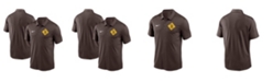 Nike Men's Brown San Diego Padres Diamond Icon Franchise Performance Polo Shirt